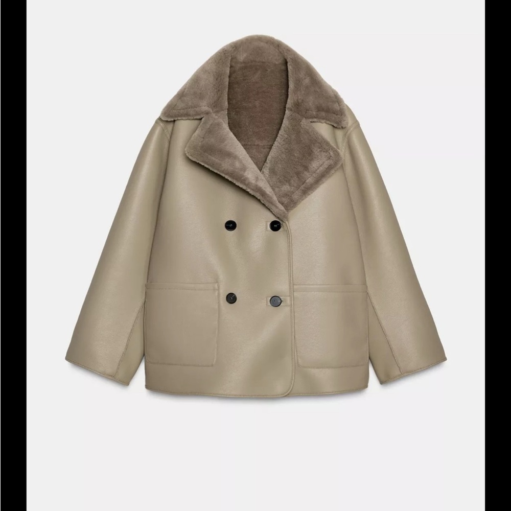 Women's reversible double-faced coat
